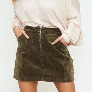 Corduroy skirt